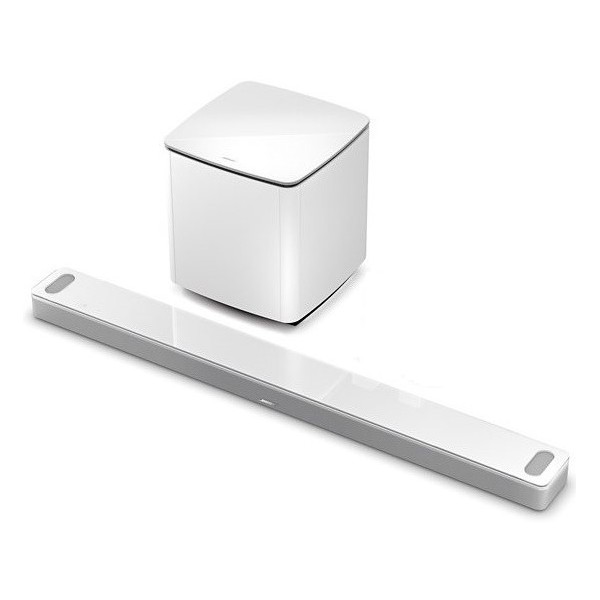  Bose Barra de sonido inteligente 900, color blanco con módulo  de graves 700 para barra de sonido, blanco ártico : Electrónica