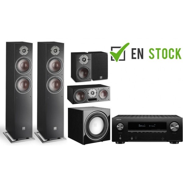 Denon AVR-X1700H Receptor AV 8K de 7.2 canales con audio 3D control por voz  y HEOS