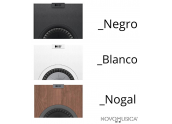 KEF Q150 | Altavoces de estantería con diseño 2 vías | Color Negro - Blanco - Nogal